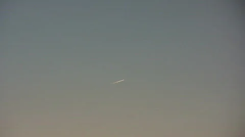 Plane contrail Stock Footage 509105