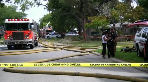 Plane Crash Aftermath CFR#3 Stock Footage 937523