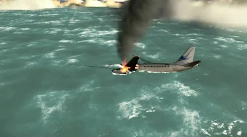 Plane crash Stock Footage 20498205