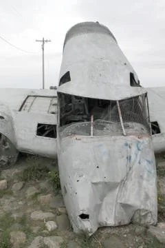 Plane Crash Foto stock
