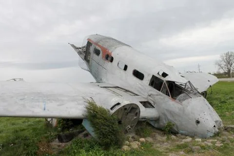 Plane Crash Foto stock