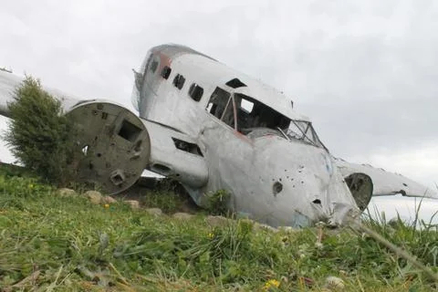 Plane Crash Foto stock