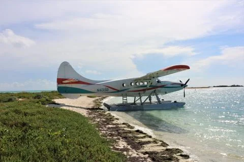 Plane at Dry Tortugas National Park Stock Photos