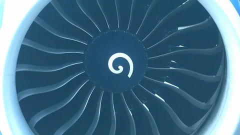 Plane engine Stock Footage 123867479