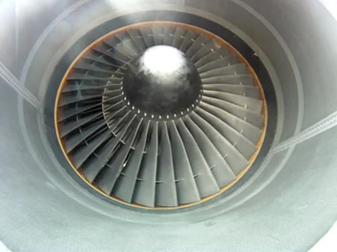 Plane Engine Front View 動画素材 8666270