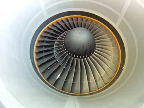 Plane Engine Frontal View 動画素材 8666367
