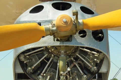 The plane engine Stock Photos