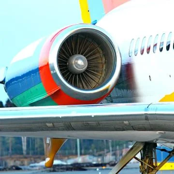 Plane Engine Stock Photos
