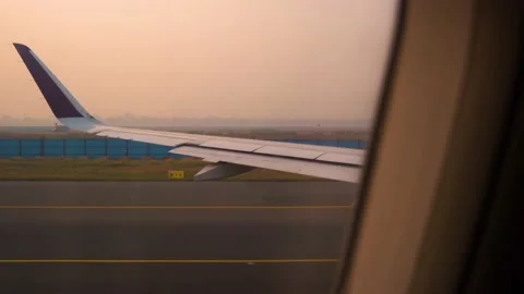 The plane flies over the snowy mountain peaks of the Alps, Leh, India. Stock Footage 145963826