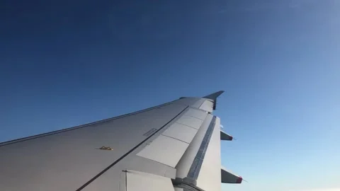 PLANE IN FLIGHT 1 Video stock 135030541