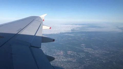 PLANE IN FLIGHT 3 Stock Footage 135030479