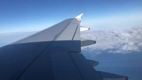 PLANE IN FLIGHT 4 Stock Footage 135030460