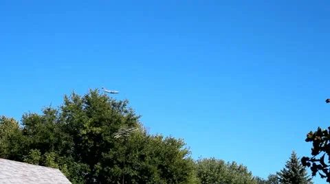 Plane in flight 動画素材 12295117