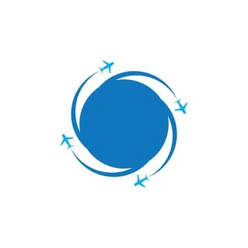 Plane flight Stock Illustration