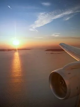 Plane flight 스톡 사진