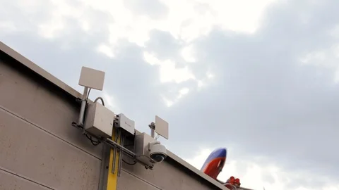 Plane fly over Video stock 95294043