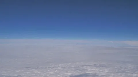 Plane flying above clouds Seq C Pt8 of 60 Video stock 240761022