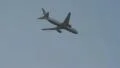 Plane flying across the sky HD Footage