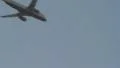 Plane flying across the sky HD Footage