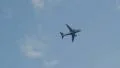 Plane flying across the sky HD Footage