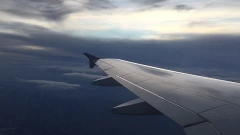 Plane flying in the air Stock Footage 317517129