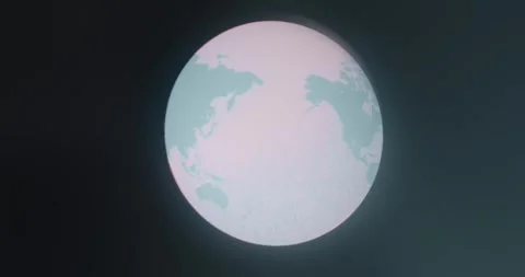 Plane is flying around the Earth globe, travel concept Stock Footage 313558185