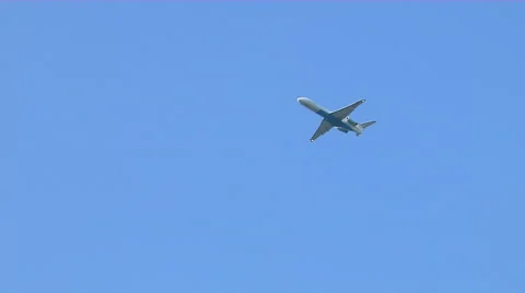 Plane Flying Stock Footage 52190036