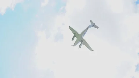 Plane flying Stock Footage 168943210