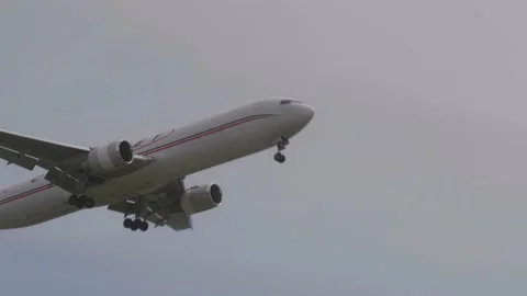 Plane Flying Stock Footage 196524187