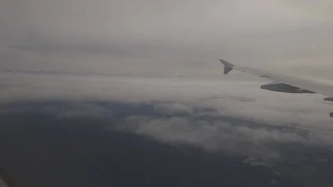 Plane Flying Low Over British Columbia Stock Footage 147699814