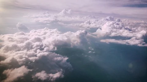 Plane flying over Alps Stock Footage 112251289