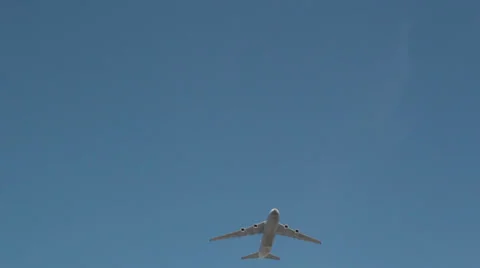 Plane flying over Stock Footage 23296745