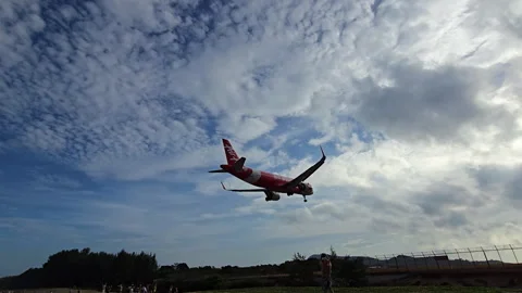 Plane is flying over the ocean Stock Footage 304326418