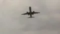 Plane flying overhead HD Footage