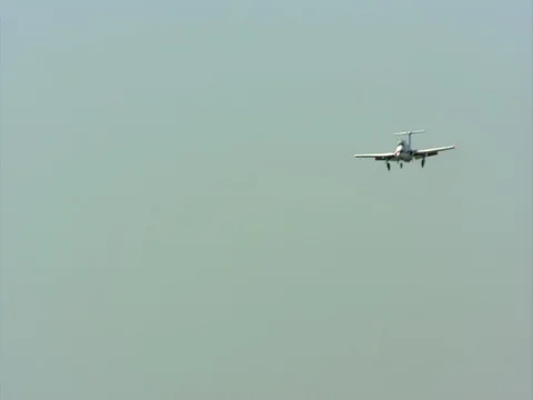 Plane flying in the sky video Stock Footage 86993148