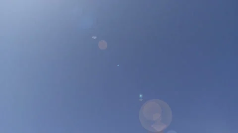 Plane flys overhead Stock Footage 1048909