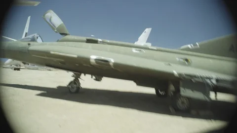 Plane graveyard Stock Footage 124371011