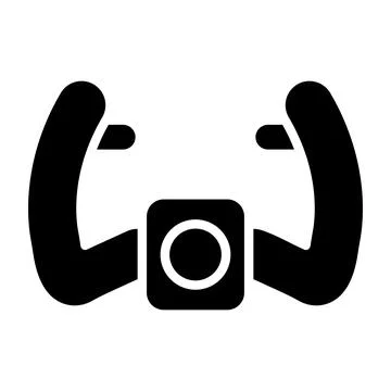 Plane handle Vector Icon Design Illustration Illustration