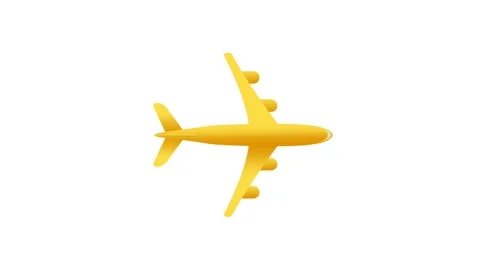 Plane icon Stock Footage 162836607