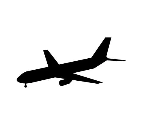 Plane icon illustrated in vector on white background Stock Illustration
