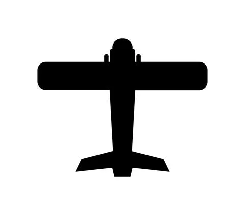 Plane icon illustrated in vector on white background Stock Illustration