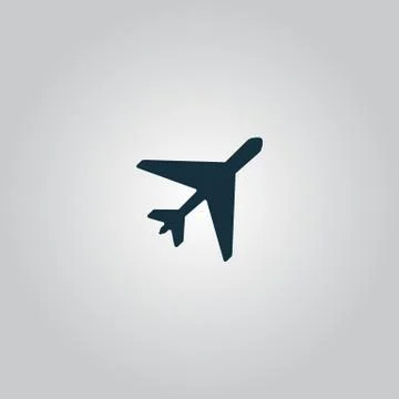 Plane icon Stock Illustration