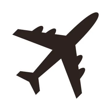 Plane icon Illustrazione stock