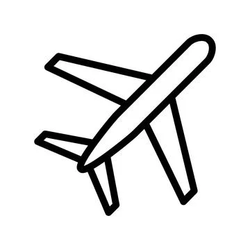 Plane icon Stock Illustration