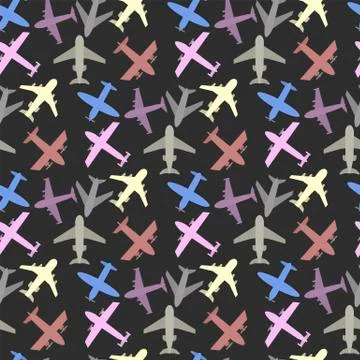 Plane icon set イラスト素材