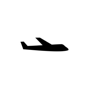 Plane icon vector. Airplane icon vector. Flight transport symbol. Travel il.. Stock Illustration