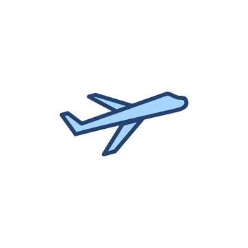Plane icon vector. Airplane sign and symbol. Flight transport symbol. Trave.. Ilustración de archivo