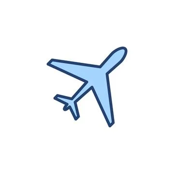 Plane icon vector. Airplane sign and symbol. Flight transport symbol. Trave.. Ilustración de archivo