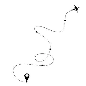 Plane icon vector Stock Illustration