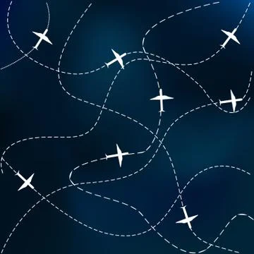Plane icon vector Stock Illustration